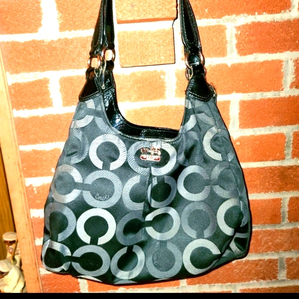 Coach black and silver 3 sections